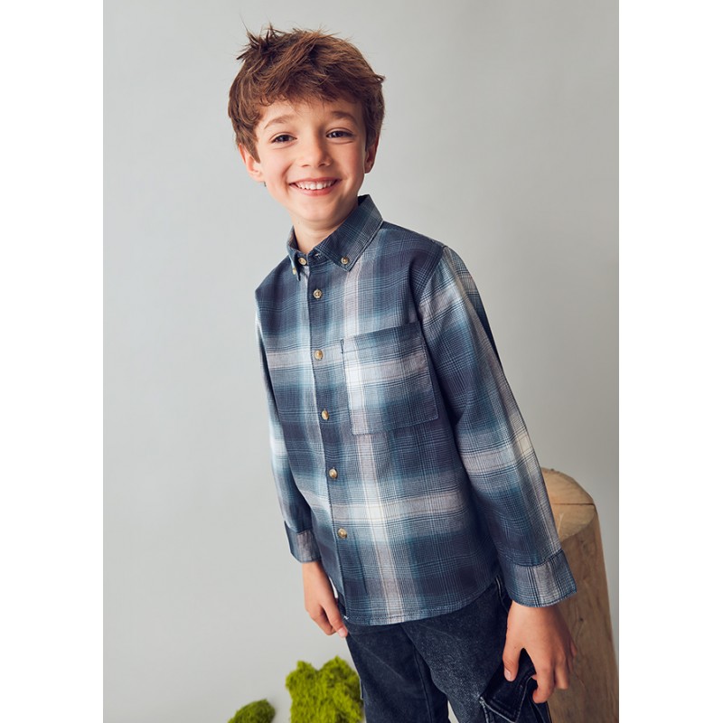 Chemise m/l carreaux