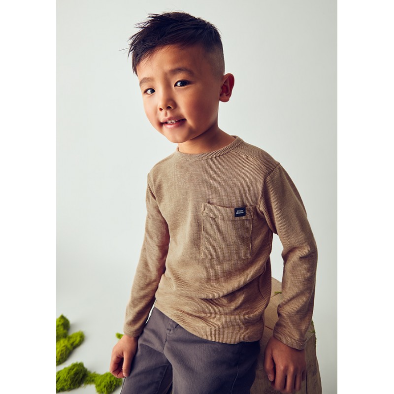 T-shirt m/l en maille texture