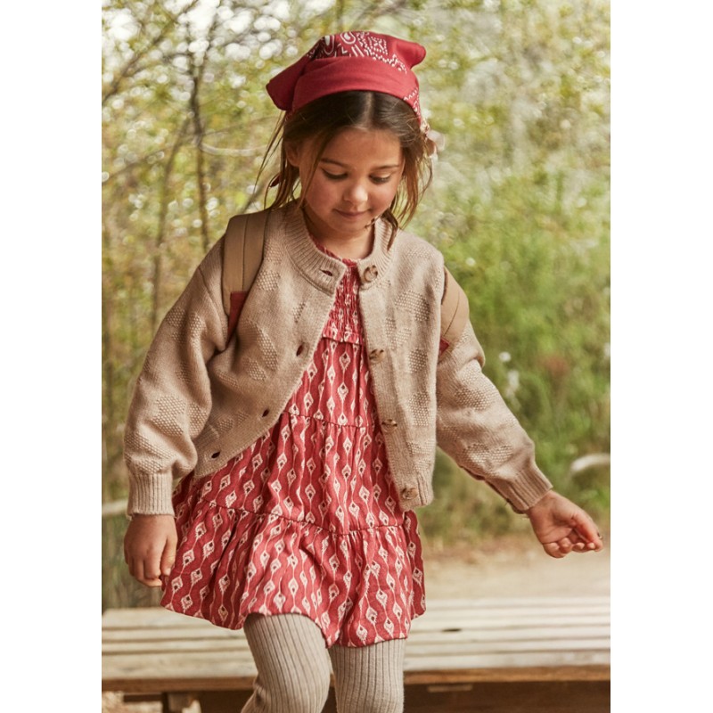 Cardigan maille fantaisie