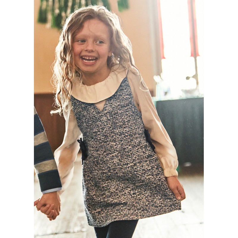 Robe chasuble combinée