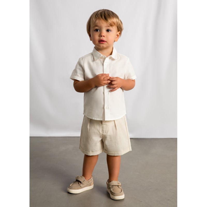 BBG Set bermuda en lin   E26