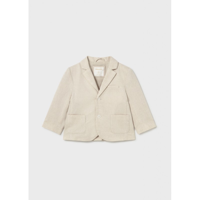 BBG Veste de costume en lin...