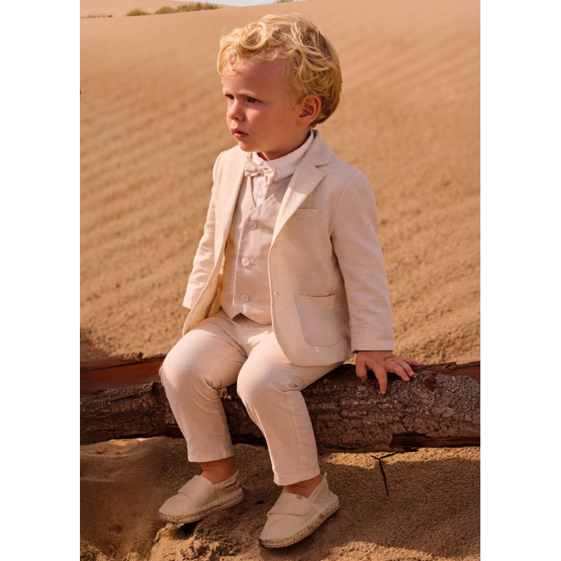 BBG Pantalon en lin suiting...