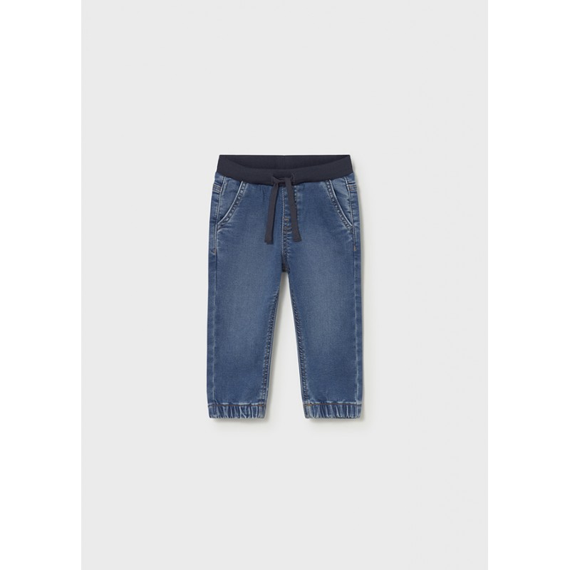 BBG Pantalon soft denim...