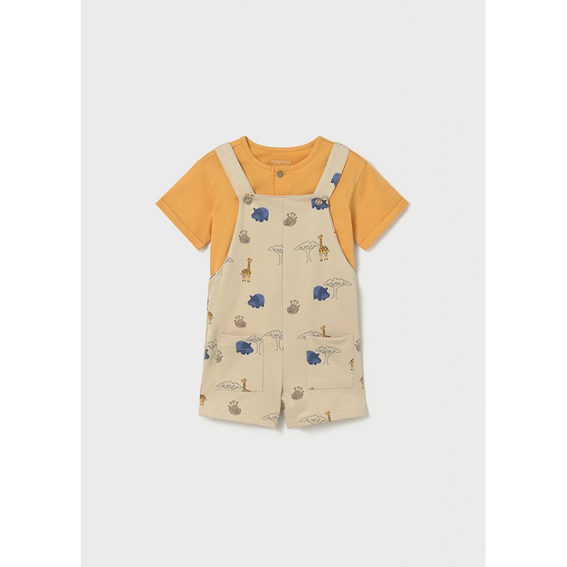 BBG ENS. Salopette maille...