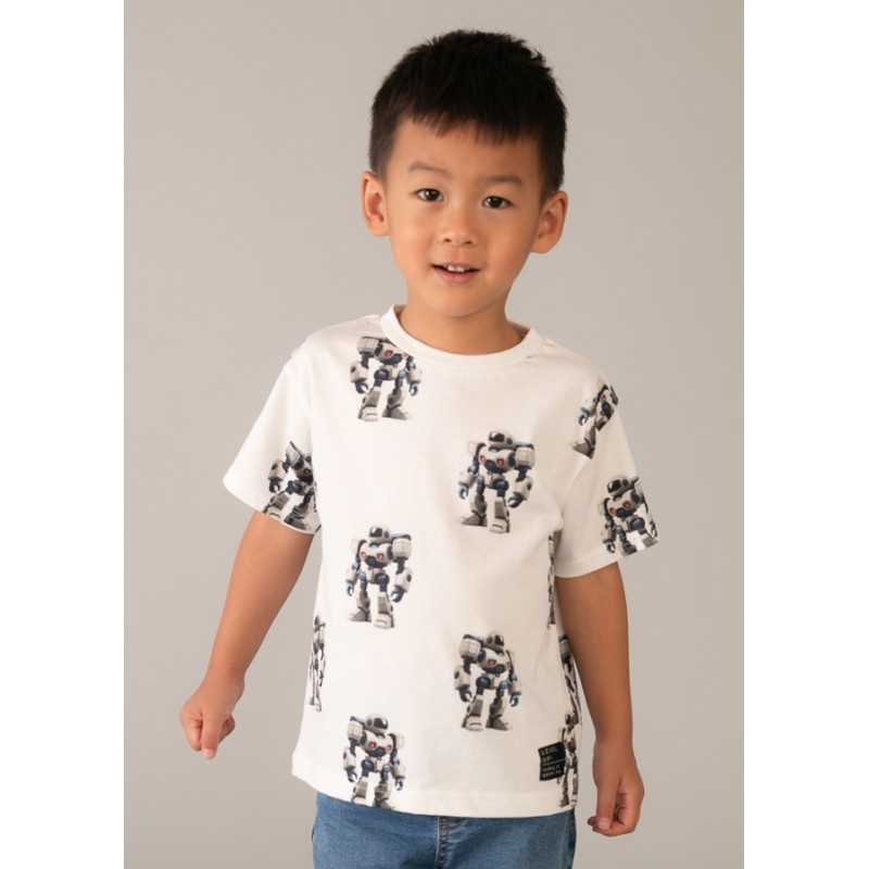 MG T-shirt m/c imprime   E26