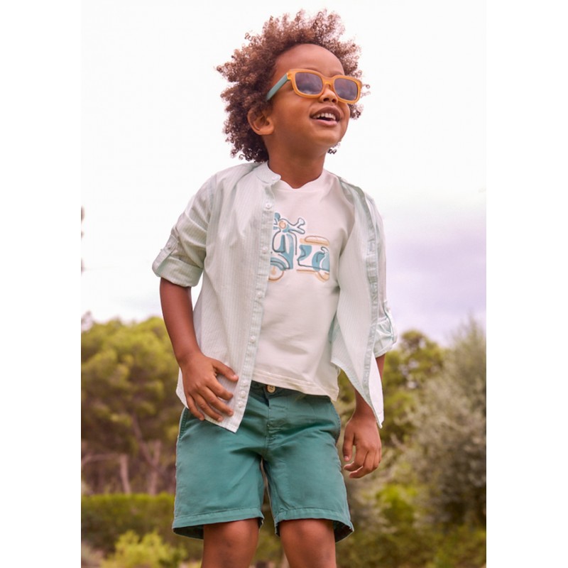 MG Bermuda en lin relaxed...