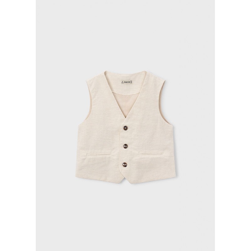 MG Gilet en lin suiting...