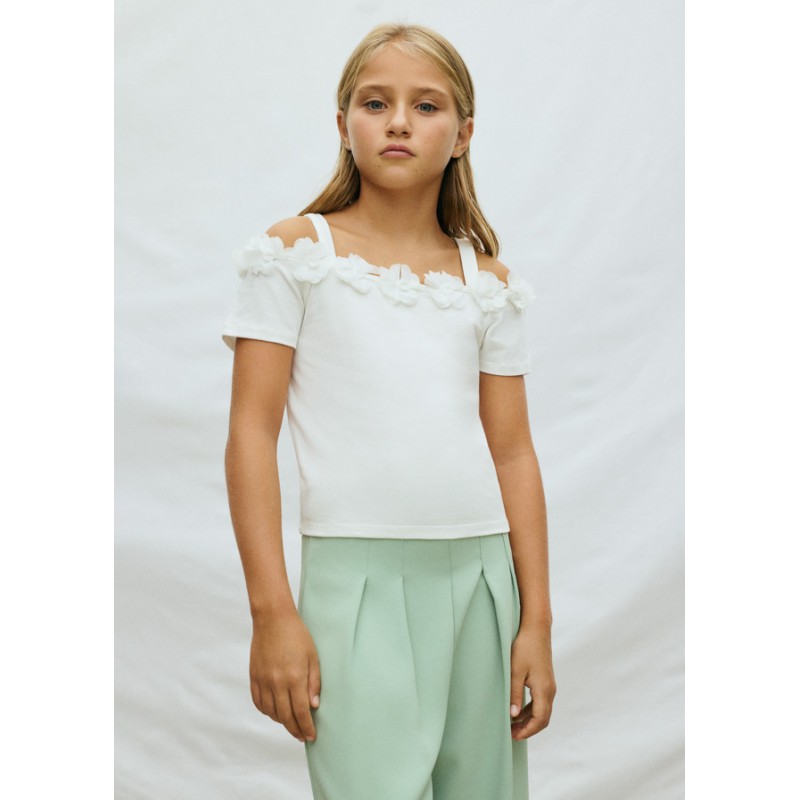 GF T-shirt m/c fleurs 3d...