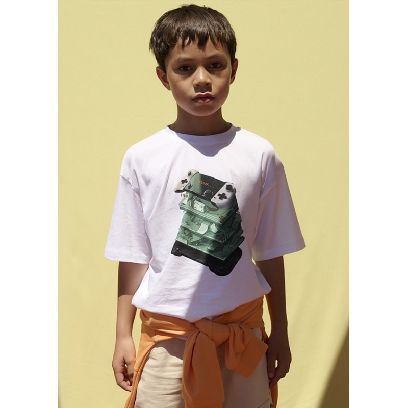 GG T-shirt m/c print...