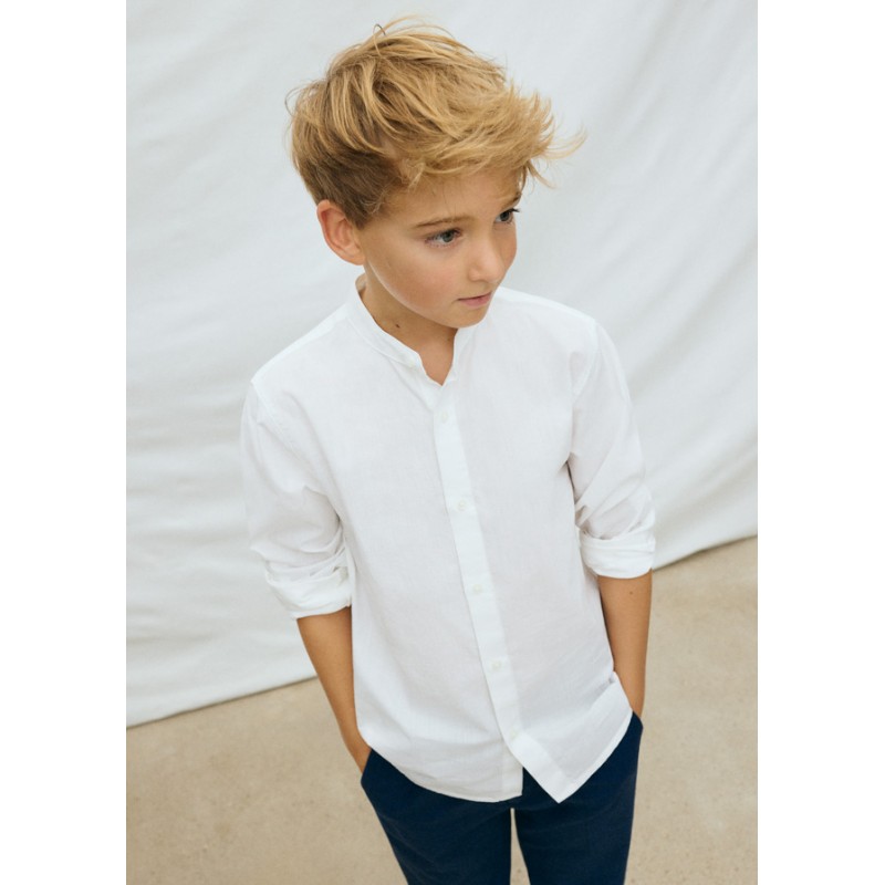 GG Chemise m/l col mao...