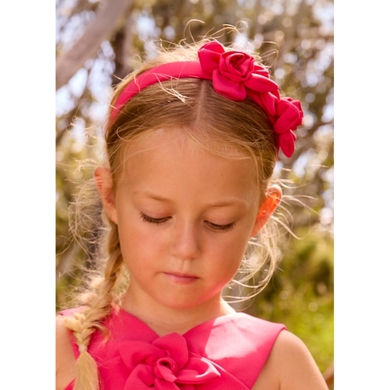 MF Serre-tête crêpe fleurs...