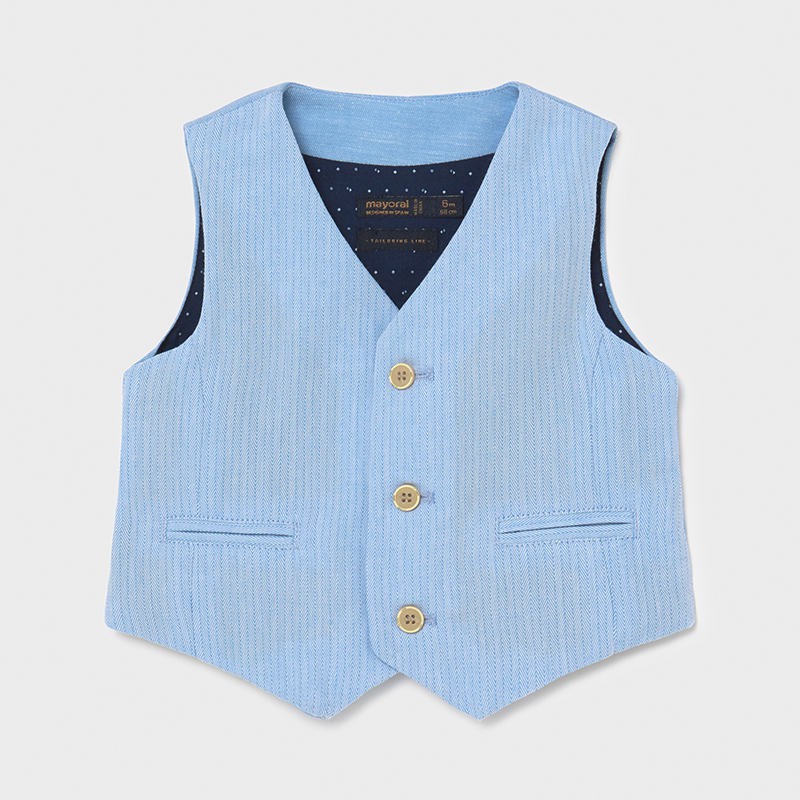 Gilet Lin Habille Bebe Garcon